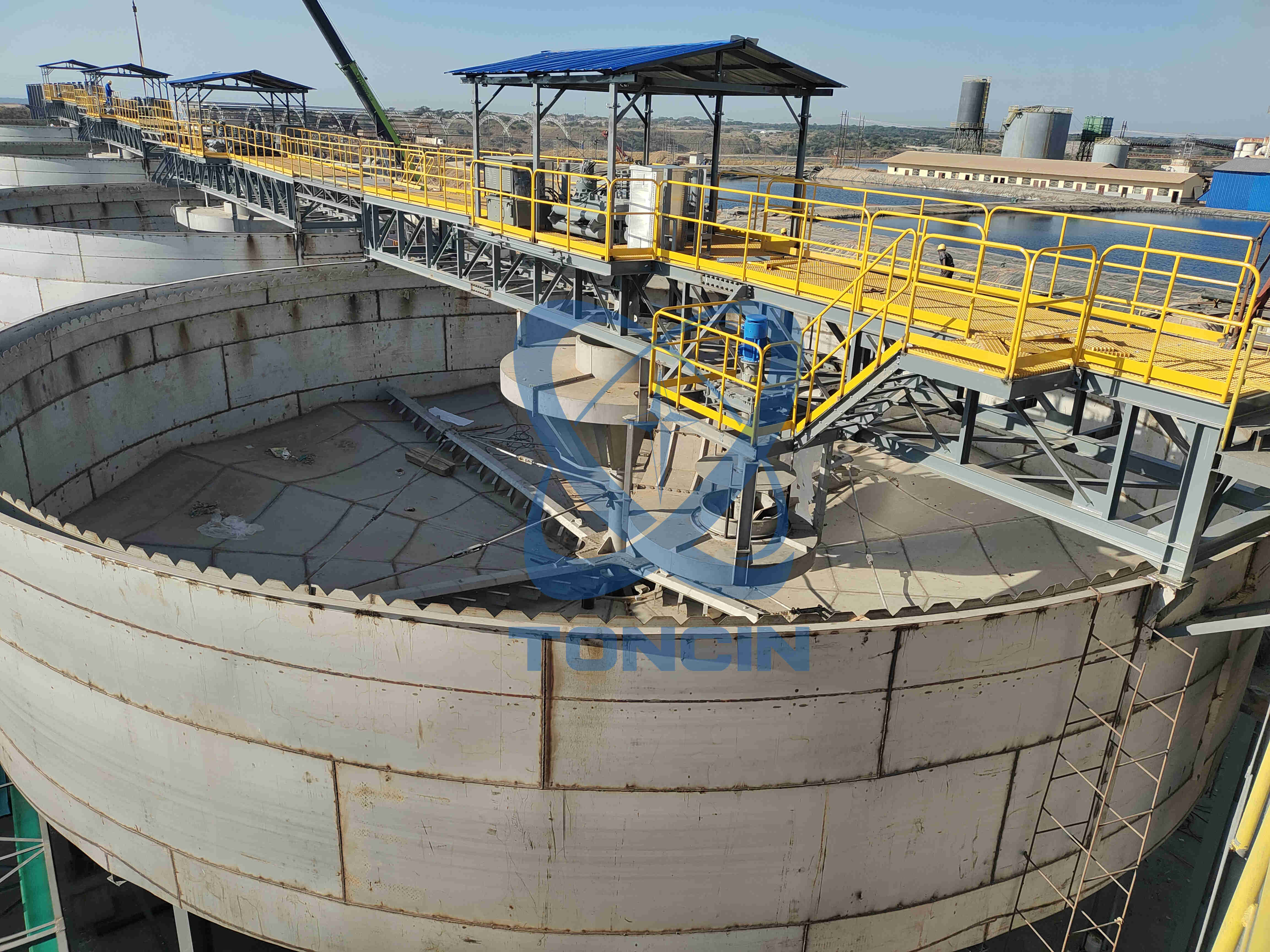 قوام دهنده در معدن مس